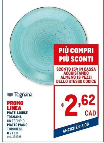 Metro Servizio piatti offerta