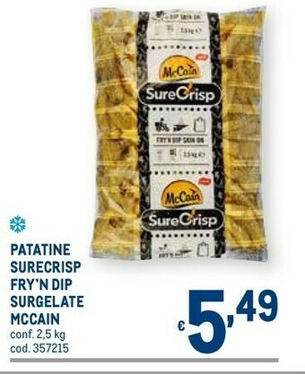 Metro Mccain Patatine offerta
