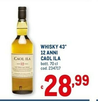 Metro Whisky offerta