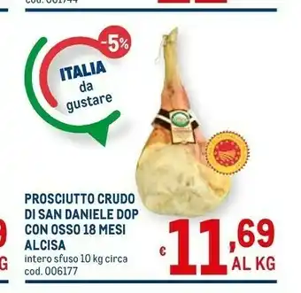 Alcisa Prosciutto San Daniele