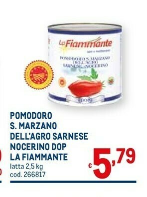 Metro Fiammante Pomodori pelati offerta