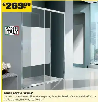OBI Italia Porta Doccia offerta