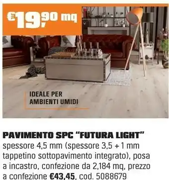 OBI PAVIMENTO SPC “FUTURA LIGHT” offerta