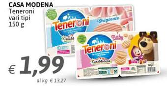 Crai Casa Modena Teneroni vari tipi 150 g offerta