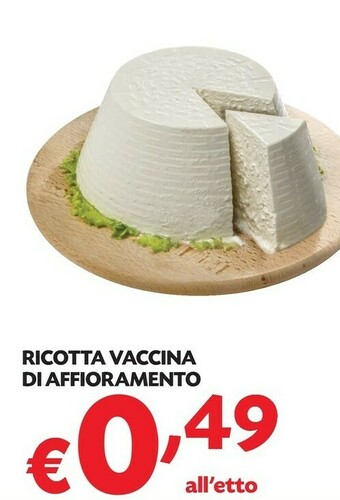 Pam Ricotta Vaccina Di Affioramento offerta