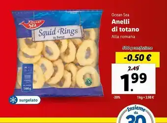 Lidl Anelli di totano offerta