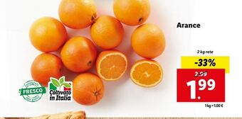 Lidl Arance offerta