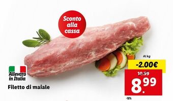 Lidl Filetto di maiale offerta