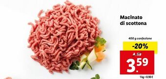 Lidl Macinato di scottona offerta