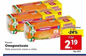 Lidl Omogeneizzati offerta