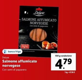 Lidl Salmone affumicato norvegese offerta