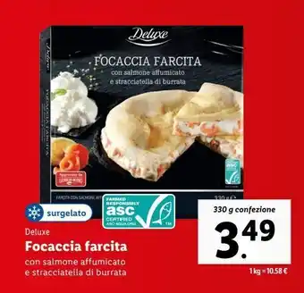 Lidl Focaccia farcita offerta