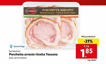 Porchetta arrosto ricetta toscana