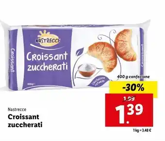 Lidl Croissant zuccherati offerta