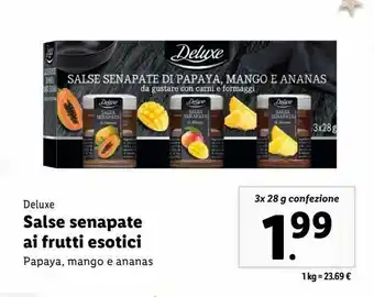 Lidl Salse senapate ai frutti esotici offerta