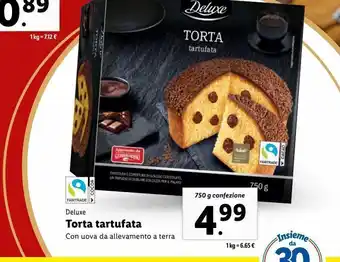 Lidl Torta tartufata offerta