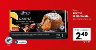 Lidl Souffle al cioccolato offerta