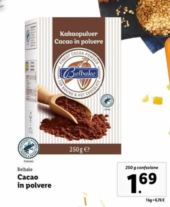 Lidl Cacao in polvere offerta