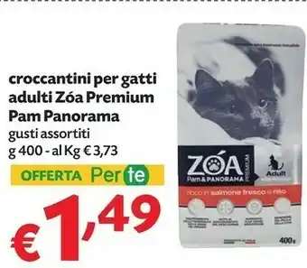 Pam Pam Panorama Croccantini Per Gatti Adulti Zoa Premium offerta