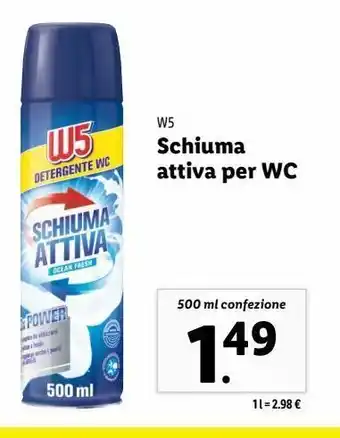 Lidl Schiuma attiva per wc offerta