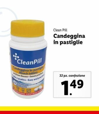 Lidl Candeggina in pastiglie offerta