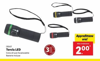 Lidl Torcia led offerta