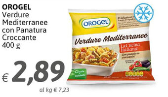 Crai Orogel Verdure Mediterranee con Panatura Croccante 400 g offerta