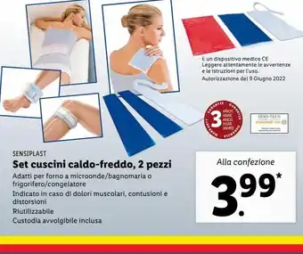 Lidl Set cuscini caldo-fresso, 2 pezzi offerta