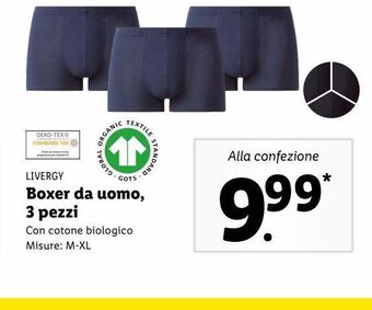 Lidl Boxer da uomo, 3 pezzi offerta