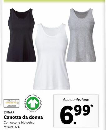 Lidl Canotta da donna offerta