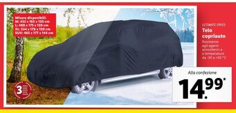 Lidl Telo copriauto offerta