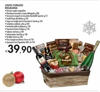 Bennet Cesto topazio regalidea offerta