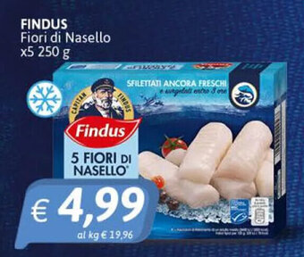 Crai Findus Fiori di Nasello x5 250 g offerta