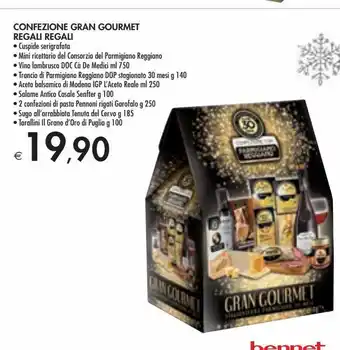 Bennet Confezione gran gourmet regali regali offerta