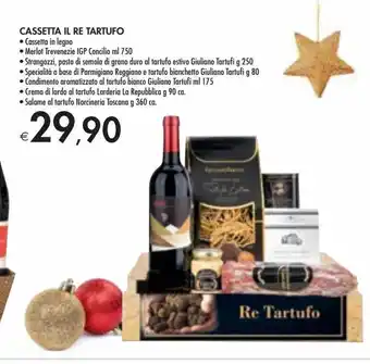 Bennet Cassetta il re tartufo offerta