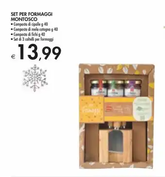 Bennet Set per formaggi montosco offerta