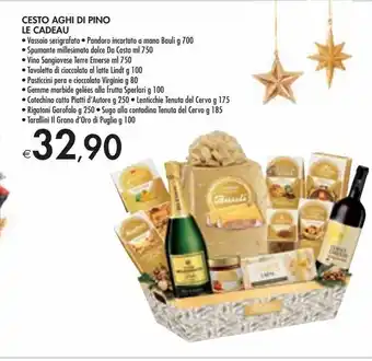 Bennet Cesto aghi di pino le cadeau offerta