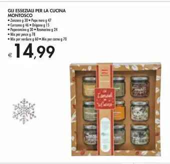 Gli essenziali per la cucina montosco
