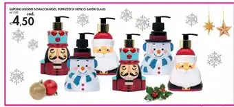 Bennet Sapone liquido schiaccianoci, pupazzo di neve o santa claus offerta