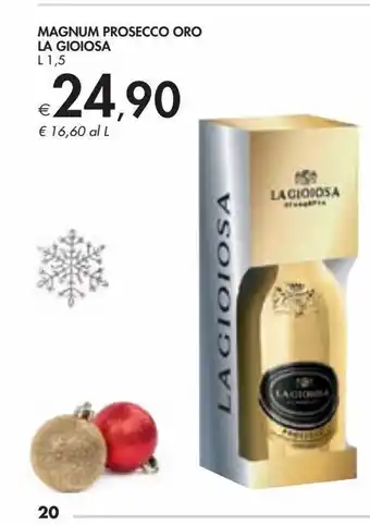 Bennet Magnum prosecco oro la gioiosa offerta