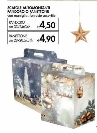 Bennet Scatole automontanti pandoro o panettone offerta