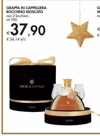 Bennet Grappa in cappelliera bocchino moscato offerta