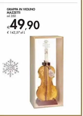 Bennet Grappa in violino mazzetti offerta