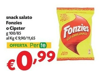 Pam Fonzies Snack Salato offerta