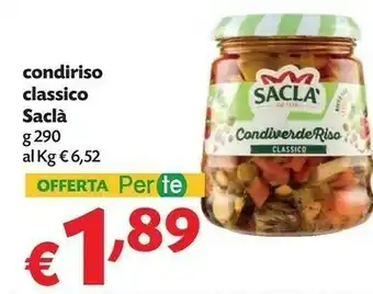 Pam Sacla Condiriso Classico offerta