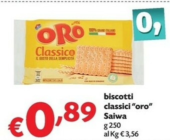 Pam Saiwa Oro Classico 250 G(ml) offerta