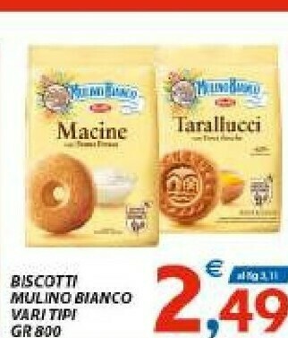 Vivo Supermercati Mulino Bianco Biscotti Mulino bianco offerta