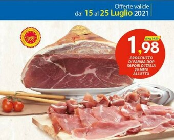 Vivo Supermercati Sapori Prosciutto di Parma offerta