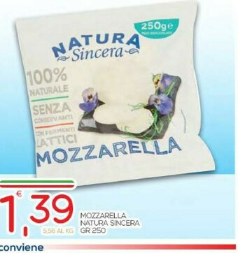 Vivo Supermercati Natura sincera Mozzarella offerta