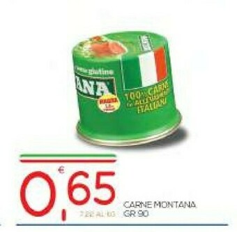 Vivo Supermercati Montana Carne in scatola offerta
